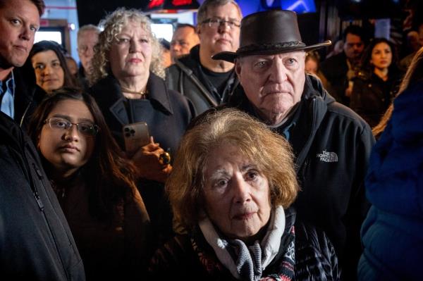 HAMPTON, NH USA - JANUARY 17, 2024 -  People attend the Russ DeSantis town hall. Florida Gov. Ron DeSantis hosts a town hall at Wallyâs. The 2024 Republican Presidential New Hampshire primary. (Aristide Eco<em></em>nomopoulos for NY Post)
