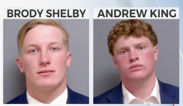 Brody and Andrew's mugshots. 